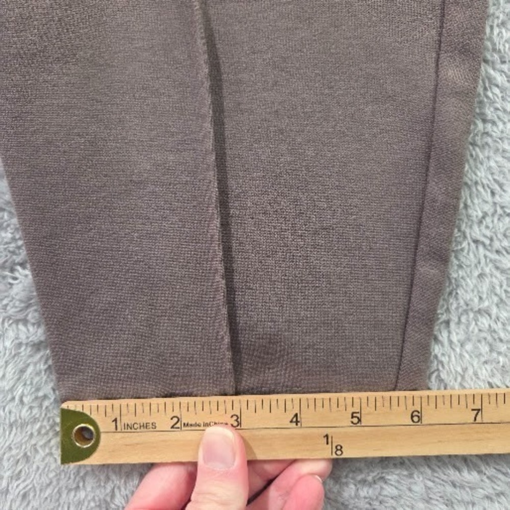 NWT Ava&Viv 3X Gray Ponte Knit Pants Plus Size 24W/26W High Rise Pull On Stretch - Picture 10 of 14